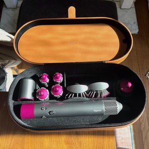 First Generation Dyson Airwrap Styler Complete (Nickel/ Fuchsia)